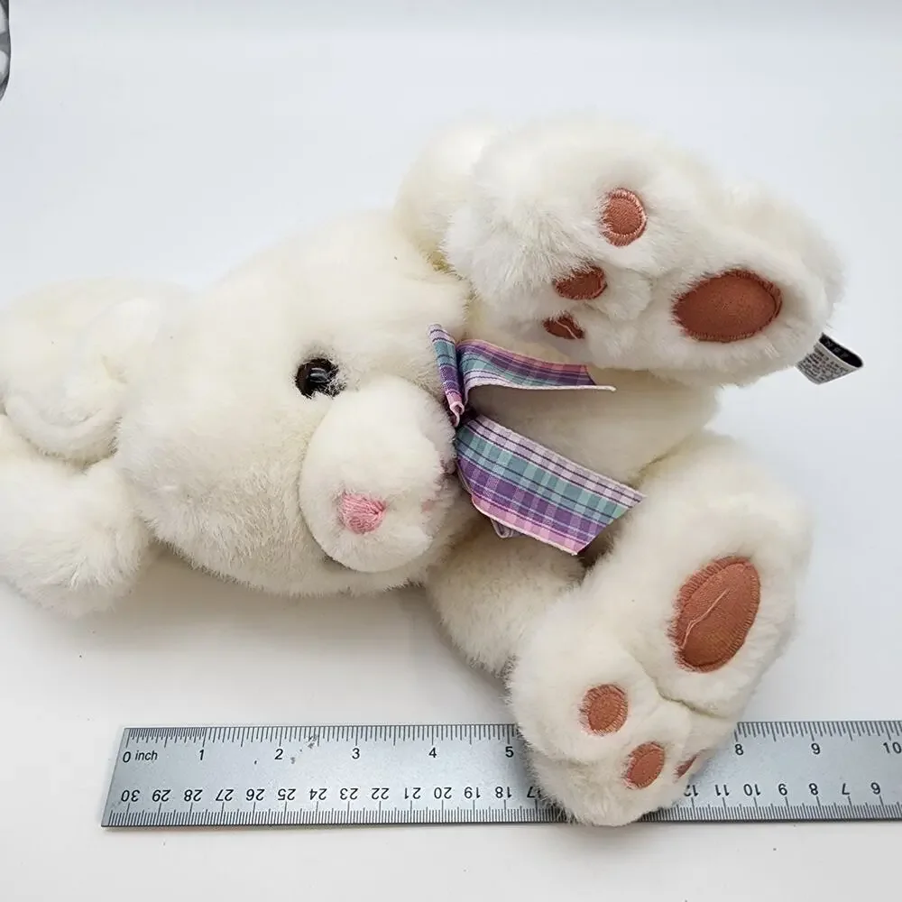 Vintage Chosun White Bunny Rabbit Plush Stuffed Toy 9